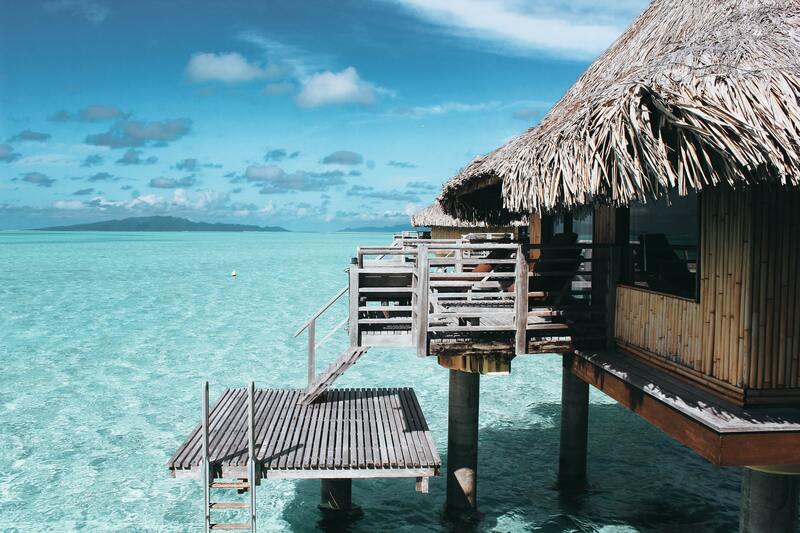 Water bungalow. 
